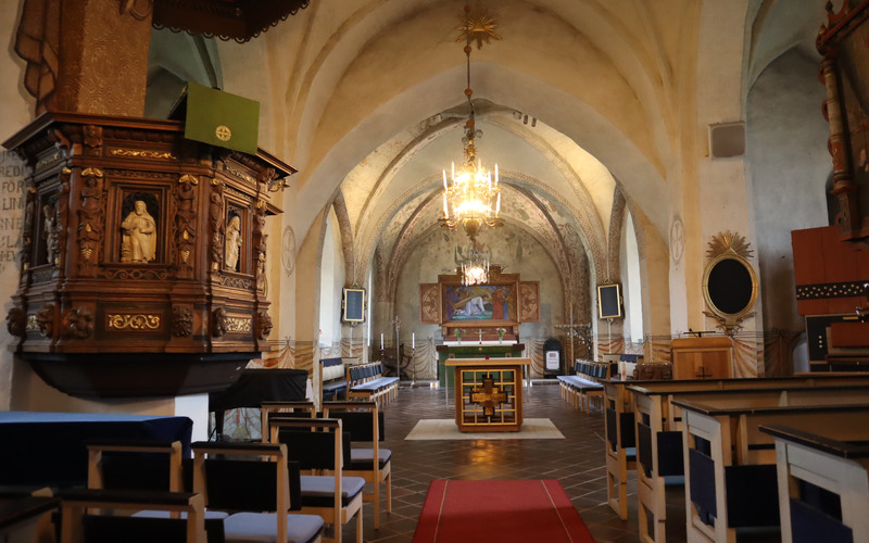 Interior Torshälla church